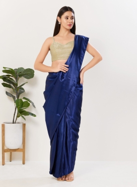 Gold Shimmer Sweetheart Neck Bustier Blouse