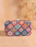 Printed Symmetric Multi Clutch With Sling