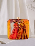 Digital Printed Box Clutch