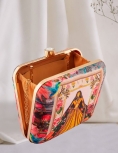 Floral Garden Digital Print Clutch