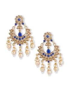 BLUE BOLLYWOOD STYLE CHANDBALI