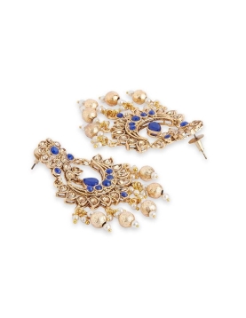 BLUE BOLLYWOOD STYLE CHANDBALI