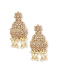 Gold Stonework Partywear Earrings