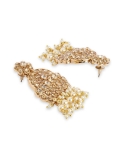 Gold Stonework Partywear Earrings