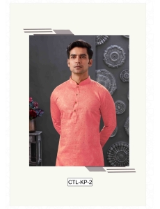 Traditional Pink Kurta Pajama Set