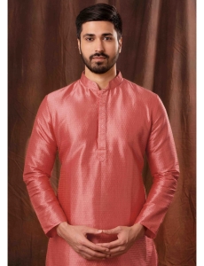 Men’s Classic Peach Ethnic Kurta