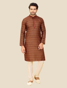 Men Multi Digital Print Kurta Pajama Set