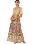 DARK GOLD EMBROIDERED BLOUSE