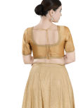 Gold Mulberry Silk Blouse