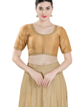 Gold Mulberry Silk Blouse