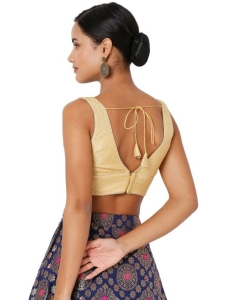 Gold Zigzag Designer Blouse